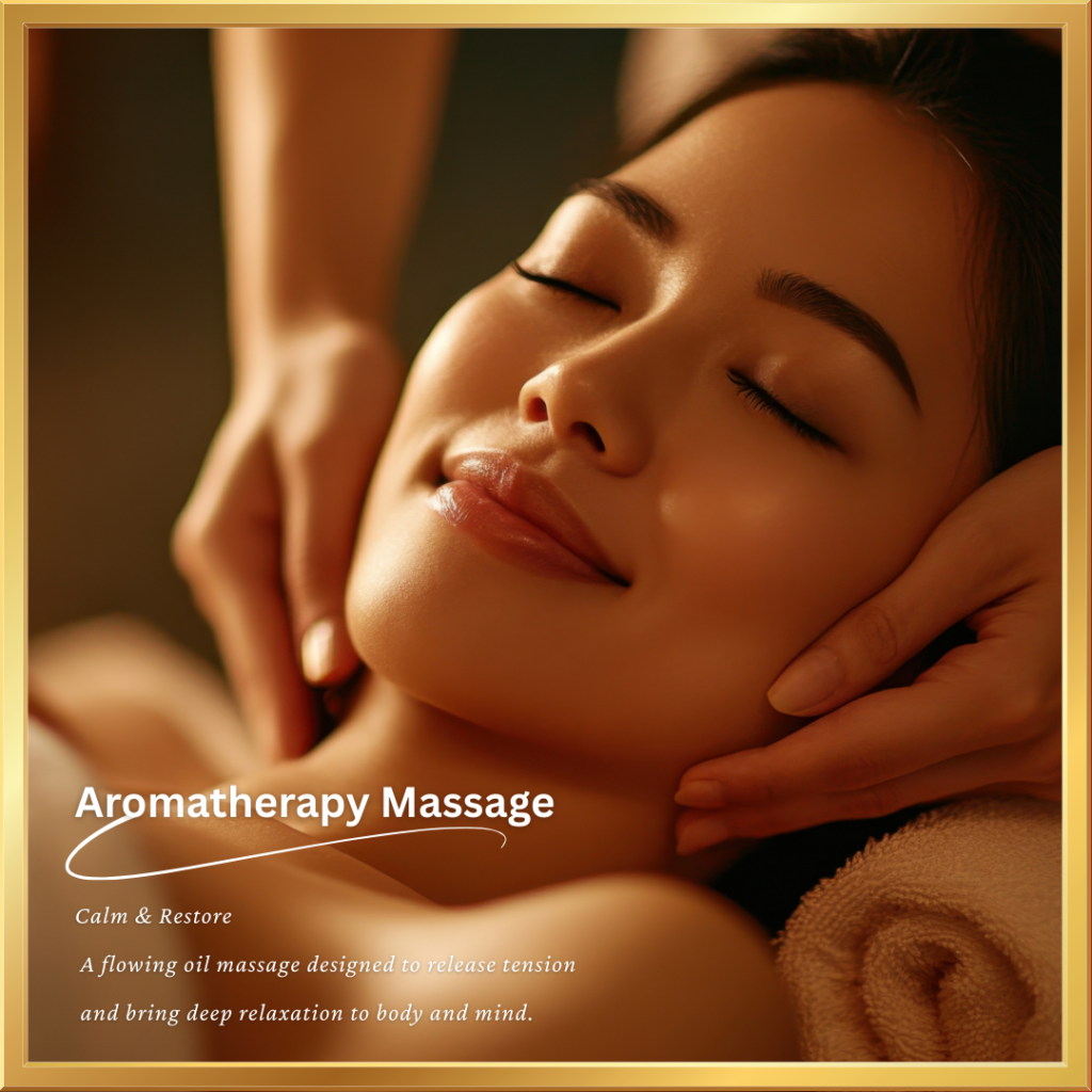 Aromatherapy oil massage for deep relaxation at Chaba Prai Massage and Spa