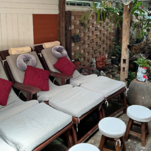 Foot massage area at Chabaprai Massage